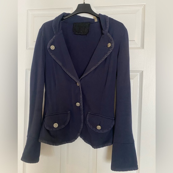Twisted heart blazer cotton jacket - Picture 2 of 5